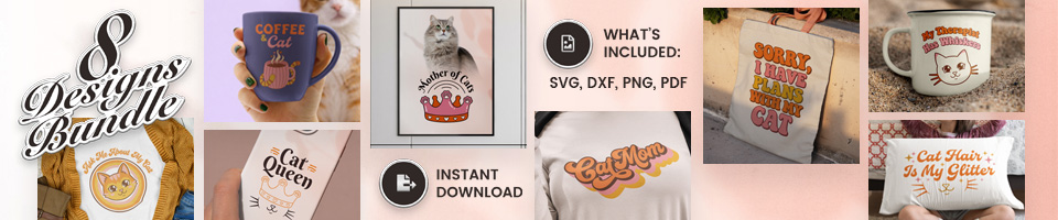 SVG Bundle for Cat Lovers